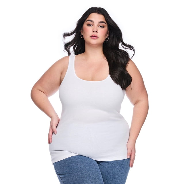 Lane Bryant Women's Plus Scoop-Neck Tank Top