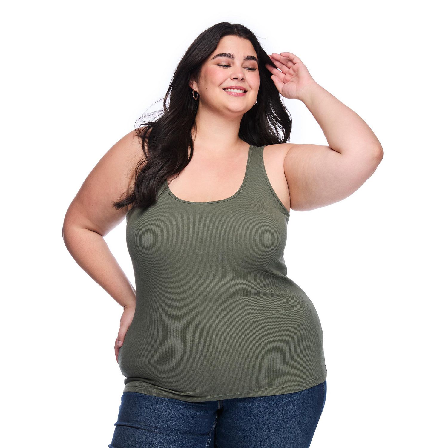 Lane Bryant Women's Plus Scoop-Neck Tank Top
