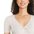 thumbnail image 4 of George Women's Knot Front Tee, 4 of 6