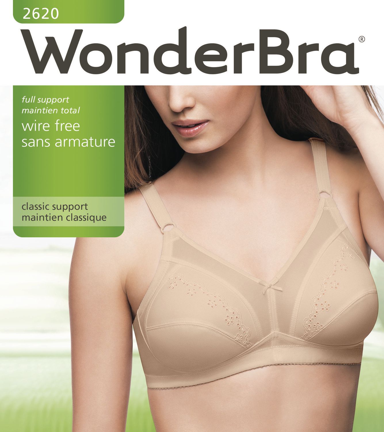 WonderBra Women's Full Figure Bra, Sizes B42-44DD