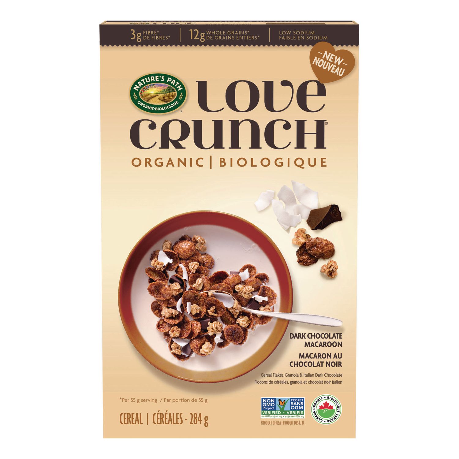 Love Crunch Dark Chocolate Macaroon Cereal | Walmart Canada