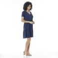 thumbnail image 2 of IVY Women's Short Sleeve Midi Dress, 2 of 6