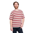 thumbnail image 1 of T-shirt ample à rayures George pour hommes, 1 of 6