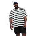 thumbnail image 1 of T-shirt ample à rayures George Plus pour hommes, 1 of 1