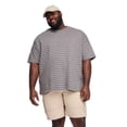 thumbnail image 1 of T-shirt ample à rayures George Plus pour hommes, 1 of 6