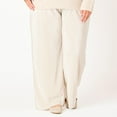 thumbnail image 1 of Devoted Women’s Plus size Pleated wide leg pant with elastic waist, 1 of 4