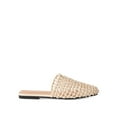 thumbnail image 1 of Time and Tru Women's Woven Mules, 1 of 4