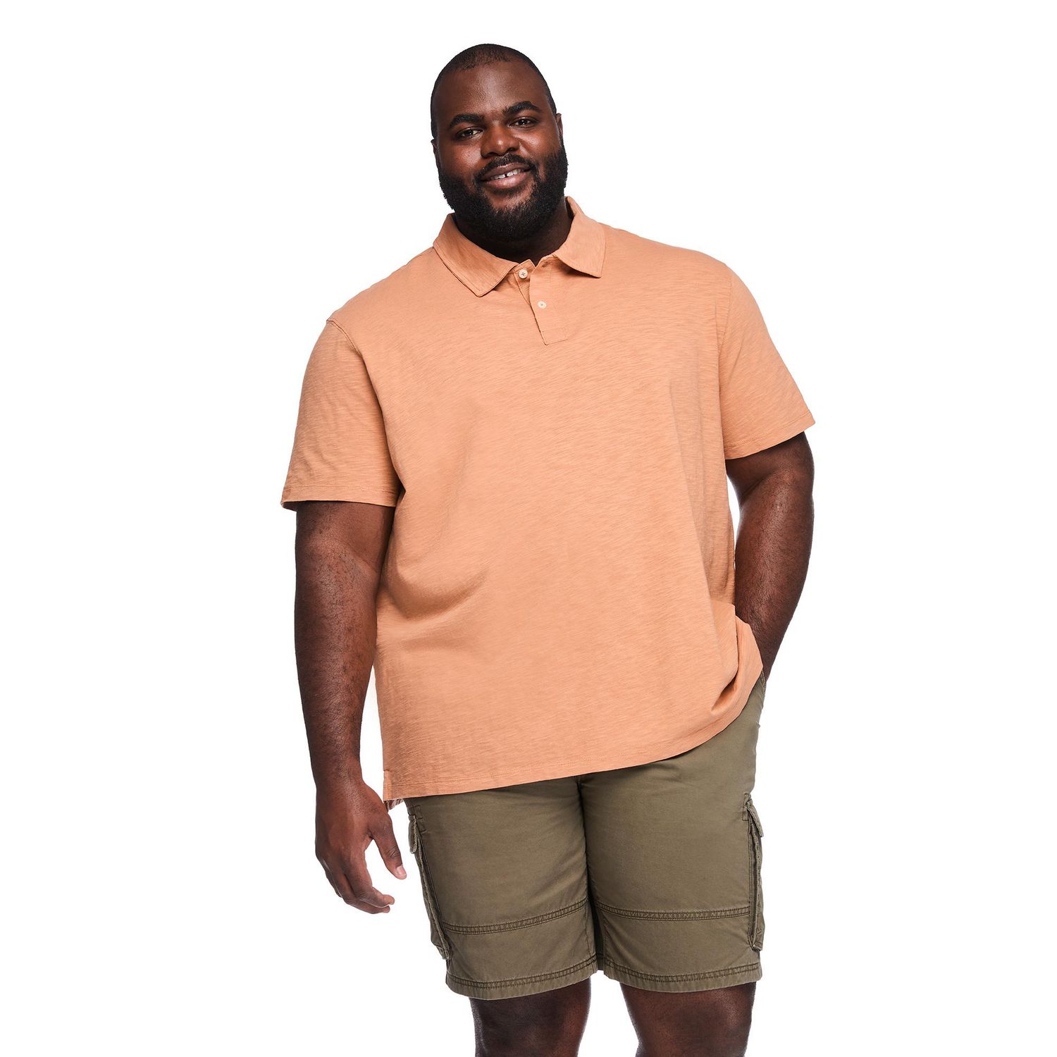Polo en jersey George Plus pour hommes