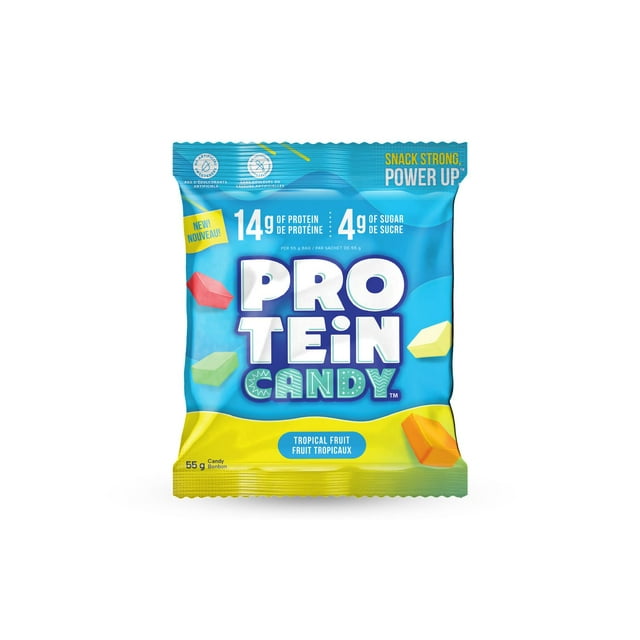 Protein Candy Tropical Fruit Chewy Candy