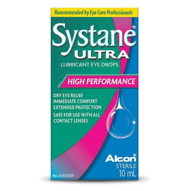 Gouttes oculaires lubrifiantes SYSTANE(MD) Ultra, gouttes oculaires haute performance pour la sécheresse oculaire