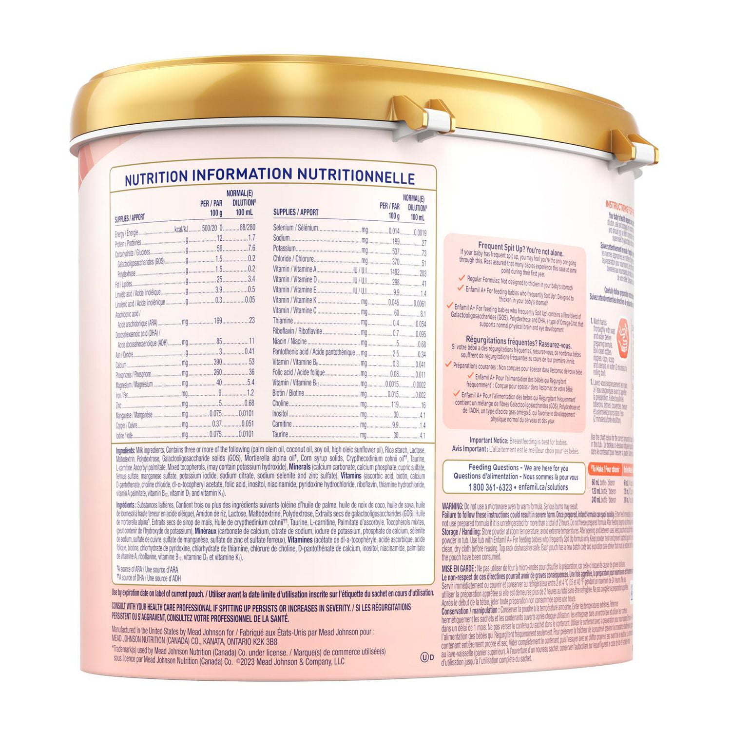 enfamil anti reflux milk