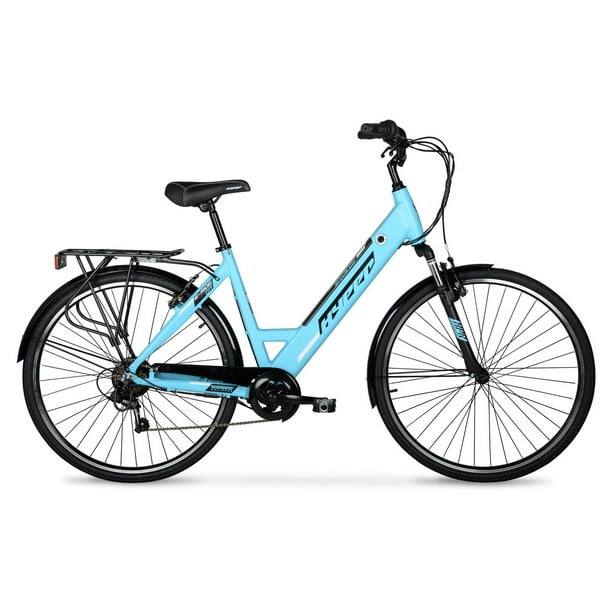 Vélo Électrique Movelo 27.5 Pouces de 350W avec Batterie Lithium-ion  Amovible 36V/10Ah pour Adultes-Dark Blue 