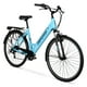 Vélo Hyper E-Ride 700C 36V électrique pour adultes, avec assistance au pédalage, moteur de 250W, bleu – image 2 sur 9