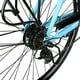 Vélo Hyper E-Ride 700C 36V électrique pour adultes, avec assistance au pédalage, moteur de 250W, bleu – image 5 sur 9