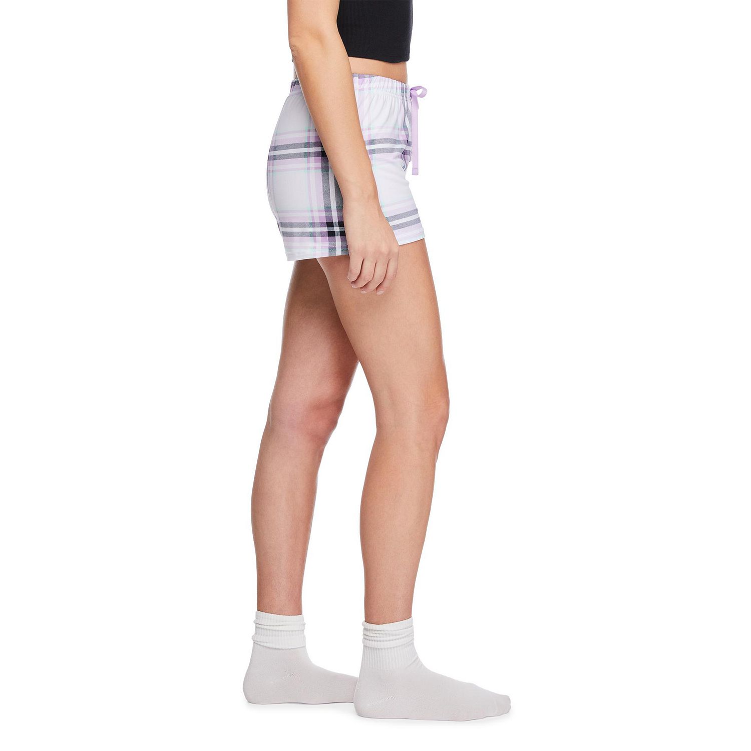 Short de nuit à effet peau pêche No Boundaries pour femmes