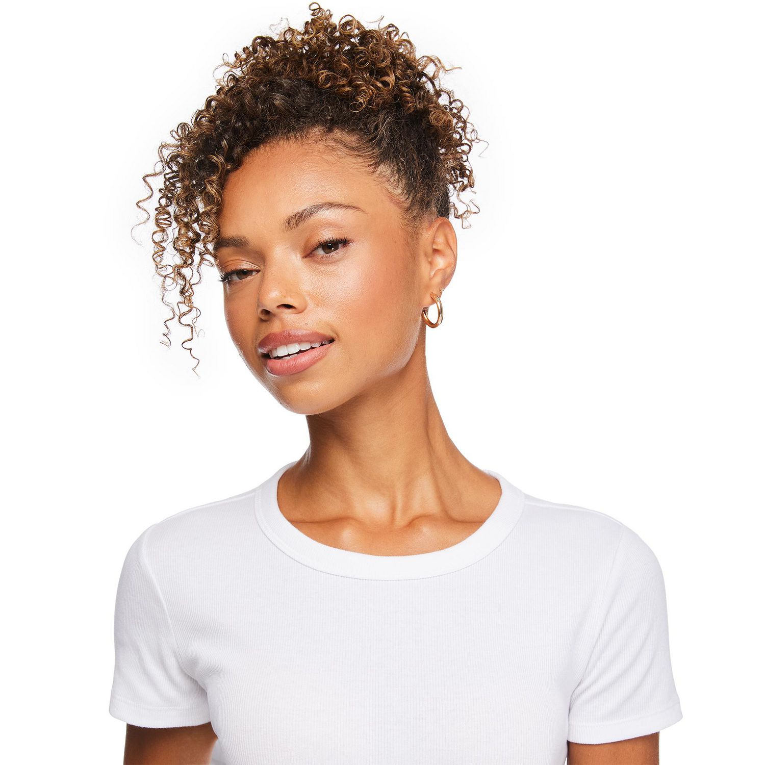 T-shirt côtelé George pour femmes