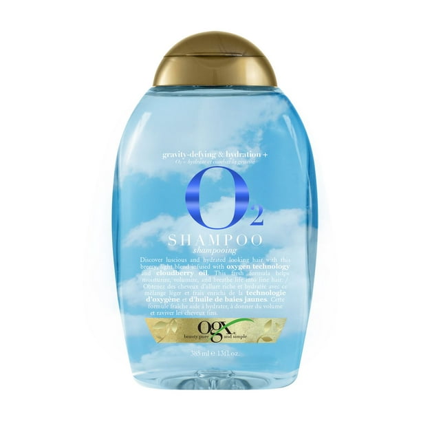 Shampoing O2 + hydrate et combat la gravité d'OGX