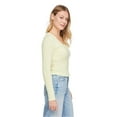 thumbnail image 2 of T-shirt avec manches longues et col henley No Boundaries pour femmes, 2 of 6