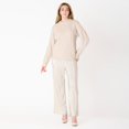 thumbnail image 2 of DV Pantalon large plissé avec taille élastique, 2 of 3