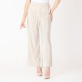 thumbnail image 1 of DV Pantalon large plissé avec taille élastique, 1 of 3