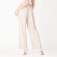 thumbnail image 3 of DV Pantalon large plissé avec taille élastique, 3 of 3