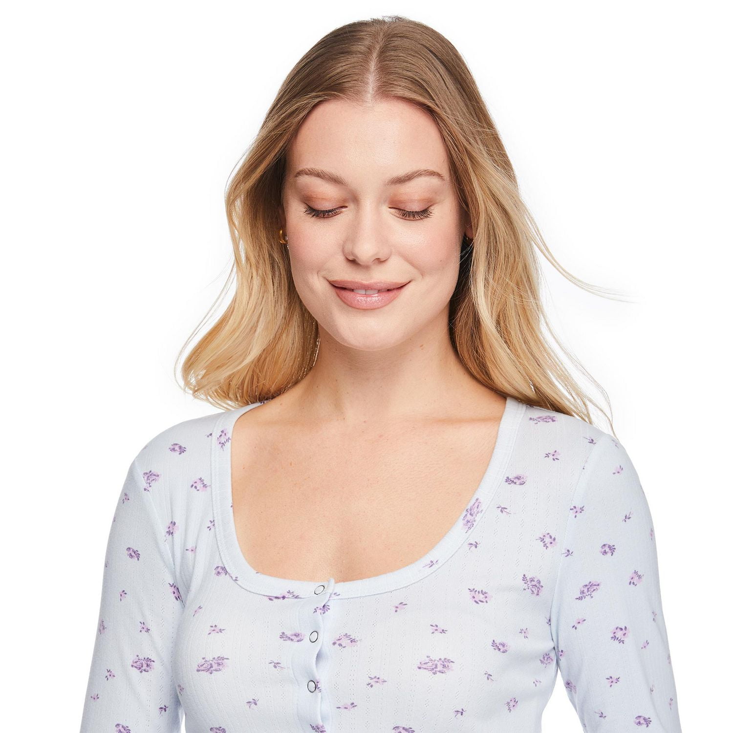 No Boundaries Women's Two Piece Pajama Set