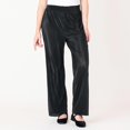 thumbnail image 1 of DV Pantalon large plissé avec taille élastique, 1 of 4