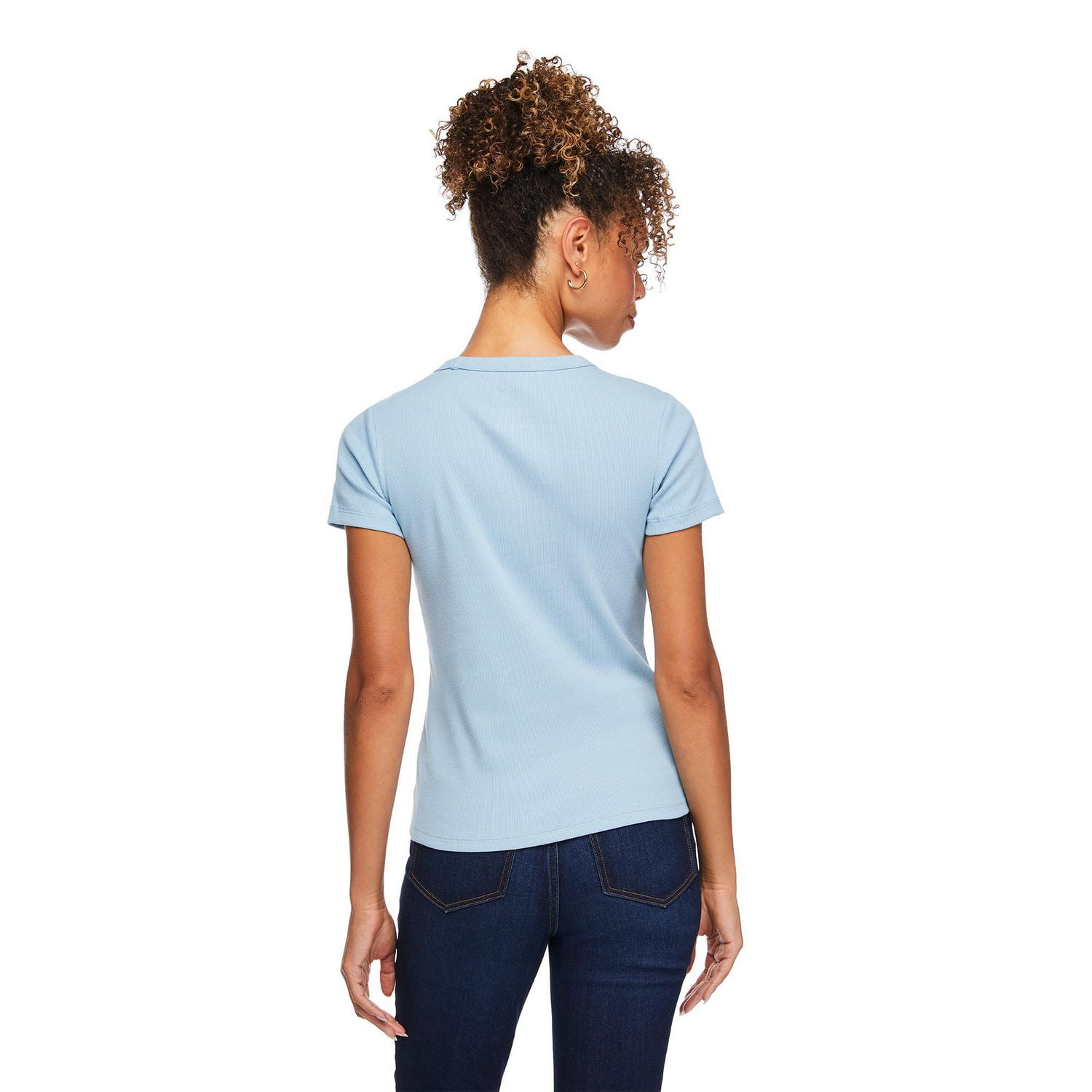 T-shirt côtelé George pour femmes