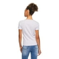 thumbnail image 3 of T-shirt côtelé George pour femmes, 3 of 6