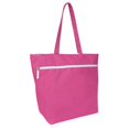 thumbnail image 2 of Time And Tru Top Zip Front Pocket Beach Bag Tote - Solid, 2 of 5
