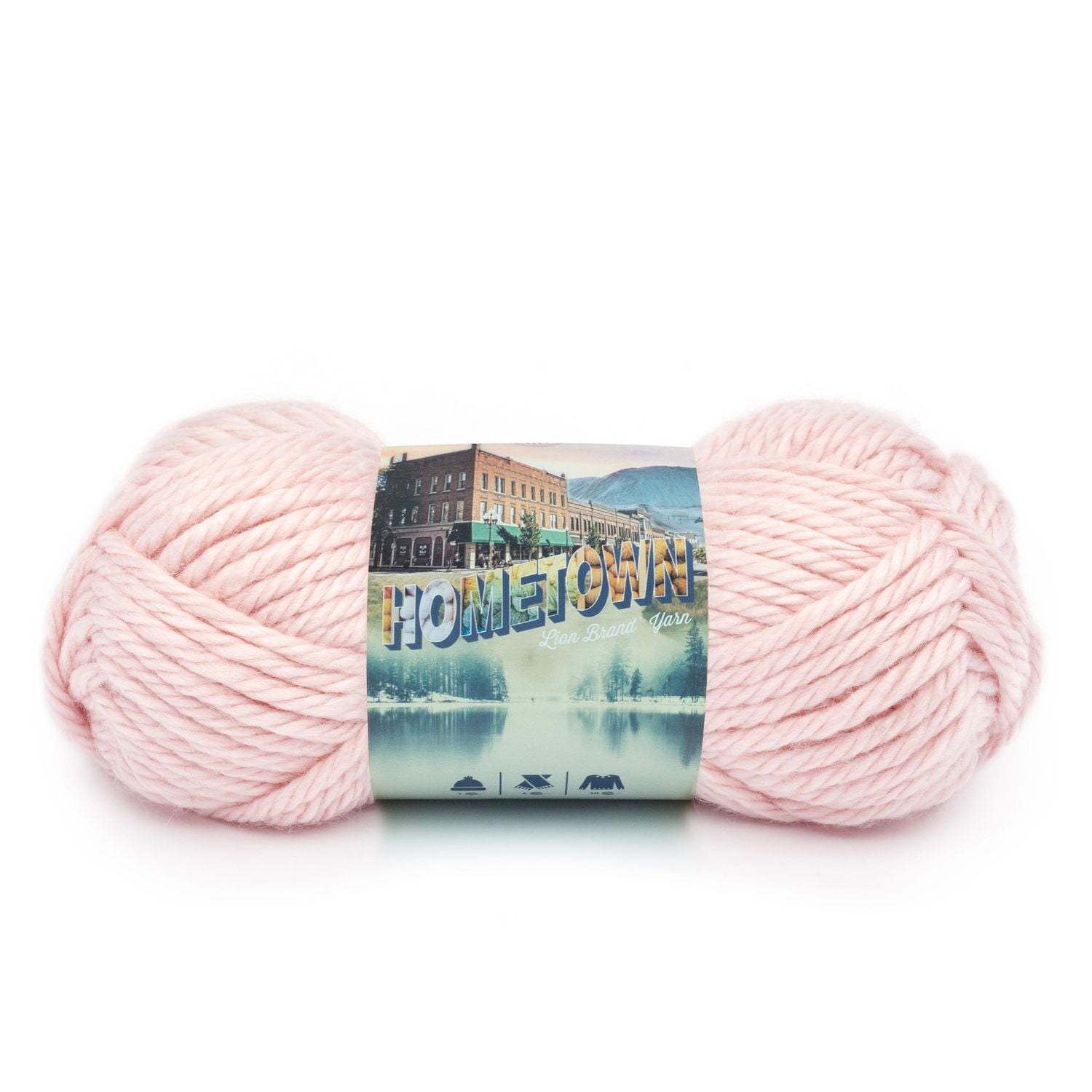 Lion Brand Yarn Hometown Providence Pink Chunky Yarn Walmart Canada