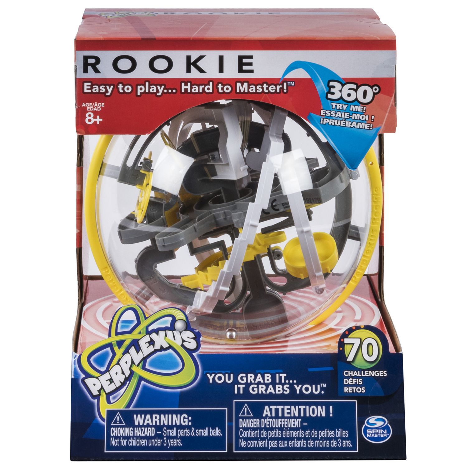 Perplexus Rookie – jeu de Puzzle boule labyrinthe, 70 barrières, mélange,  jouets sur trieurs, instruments de musique