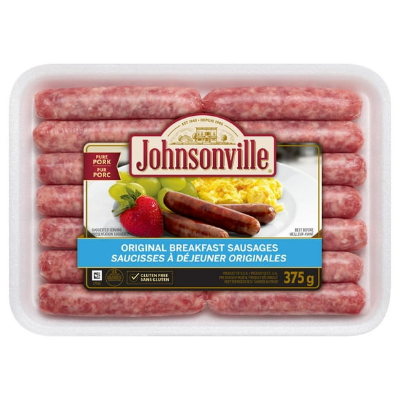 Johnsonville Original Breakfast Sausage Links, JVL Orig Bkfst SSG Links 375g