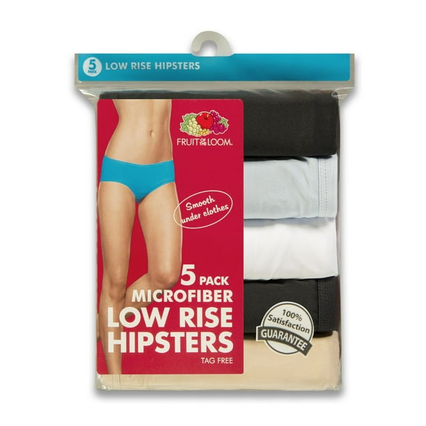 Fruit of the Loom Women's Microfiber Hipster Briefs (10-Pack