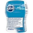 thumbnail image 2 of Gomme tendre Excel Menthe poivrée, sans sucre, bouteille, 40 morceaux, 2 of 5