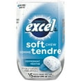 thumbnail image 1 of Excel Soft Chew Peppermint Chewing Gum, Sugar Free, Single Size, 15 Pellets, 1 of 5