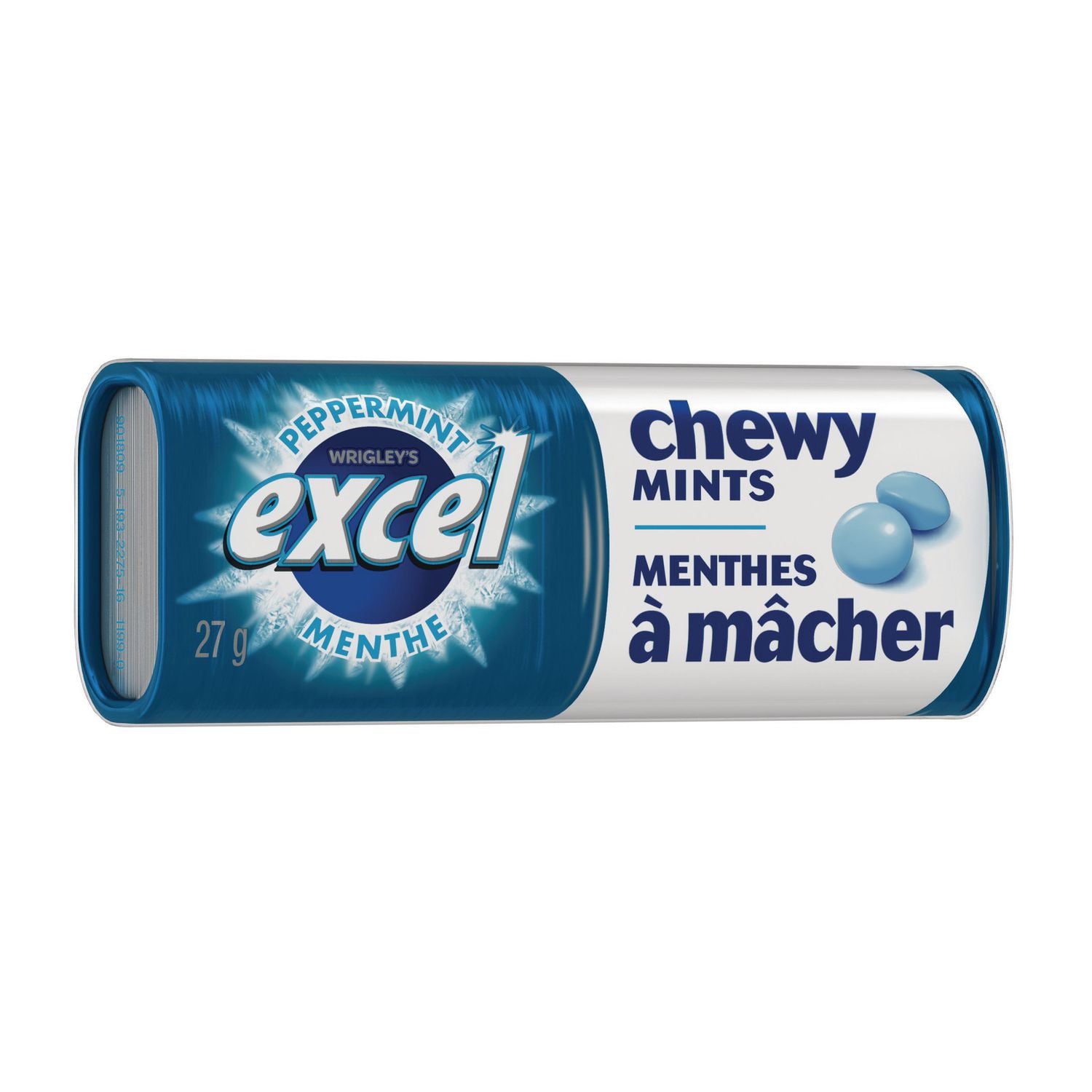 Excel Chewy Mints, Peppermint, Tin, 27g Walmart Canada