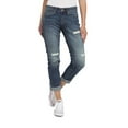 thumbnail image 1 of Jordache Women's Boyfriend Jean with Destruction, 1 of 3