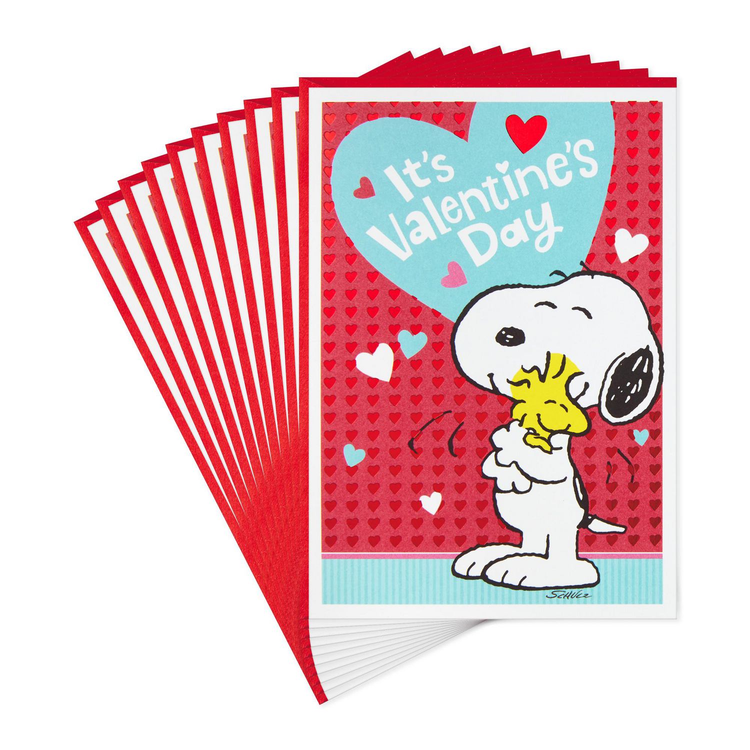 Hallmark Peanuts Valentines Day Cards Pack Snoopy And Woodstock 10 