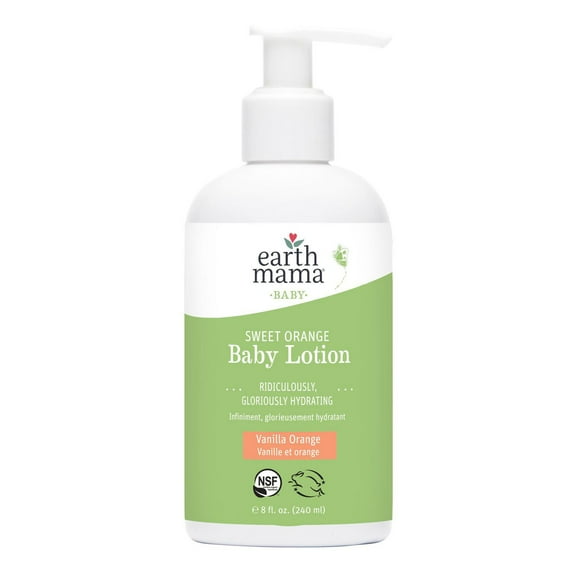 Earth Mama Sweet Orange Baby Lotion for Dry Skin