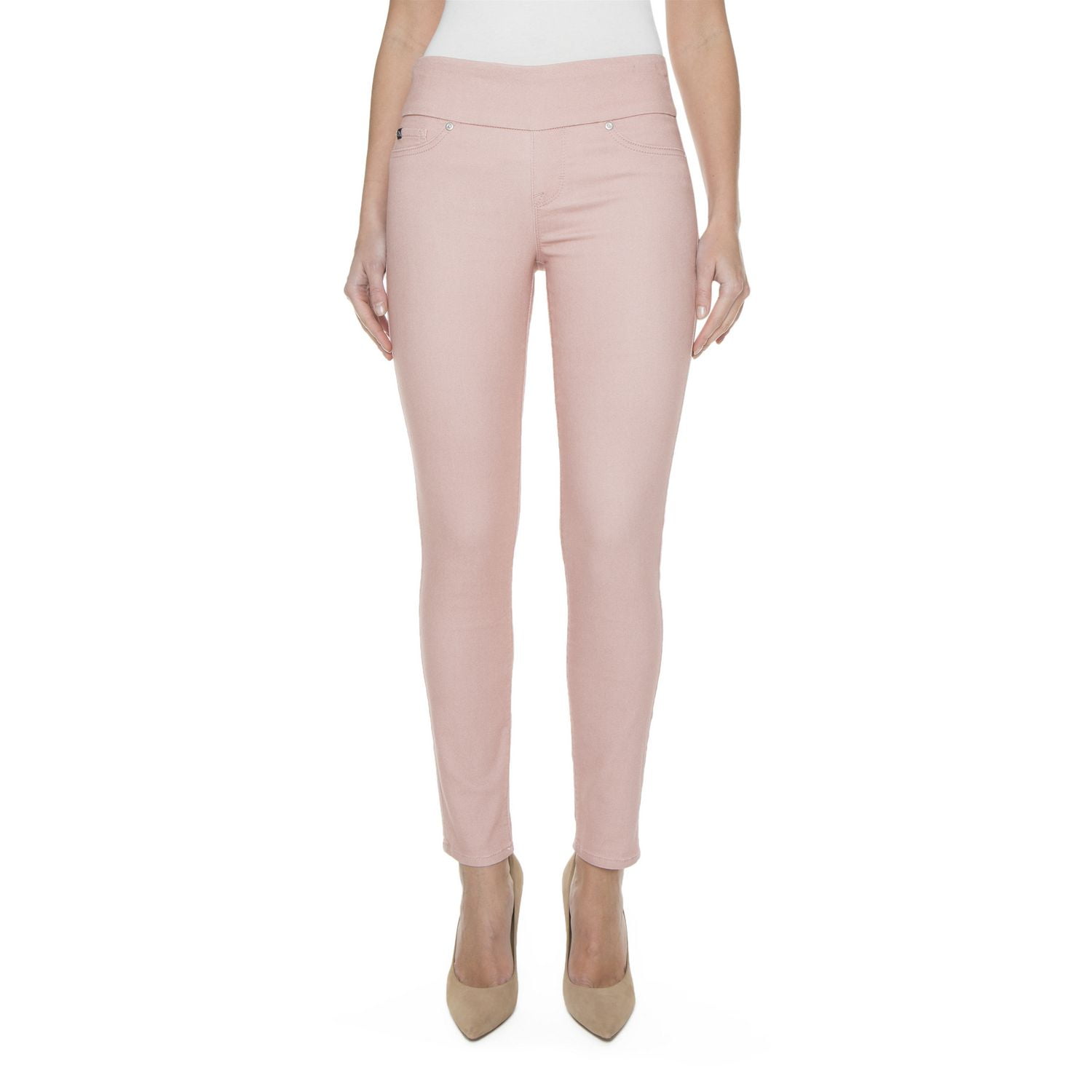 Jordache Women's Wide Waistband Pull on Legging