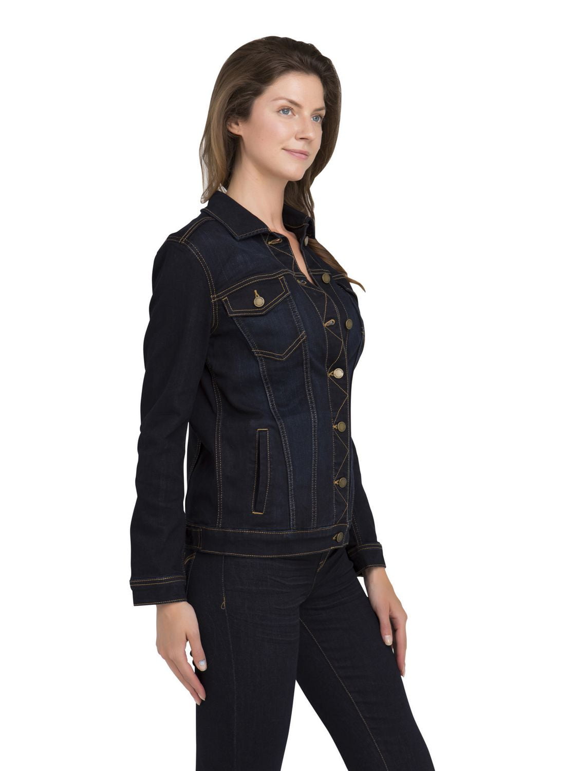 Jordache Veste en jean mi-longue pour femme