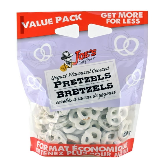 Yogurt Flavoured Covered Pretzels