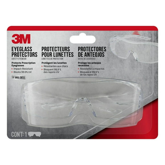 3M™ Eyeglass Protectors Anti-Scratch, 47031H1-DC, Clear, Clear Lens, 6/case, Eyeglass Protectors Anti-Scratch, 47031H1-DC