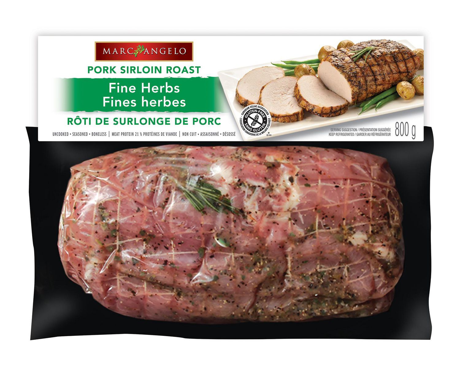 Marcangelo Pork Sirloin Seasoned Roast Walmart Canada