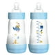 Biberon anti-coliques MAM Easy Start 260 ml (2 unités), produits essentiels pour bébé, biberons à débit moyen avec tétine en silicone, biberons pour bébé garçon – image 2 sur 9
