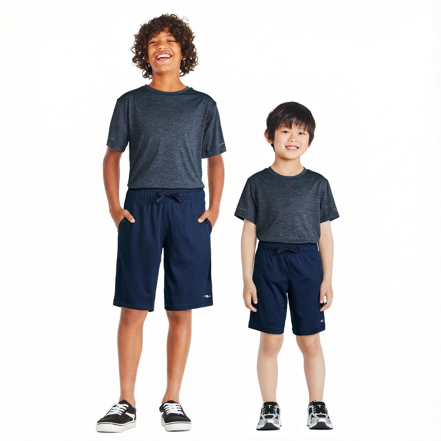 Athletic Works Boys' Birdseye Mesh Short 2-Pack