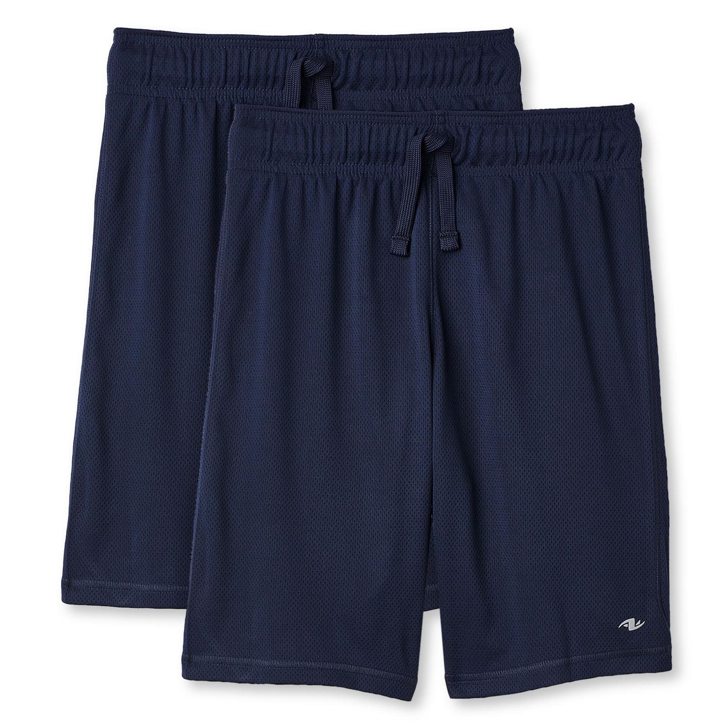 Athletic Works Boys' Birdseye Mesh Short 2-Pack