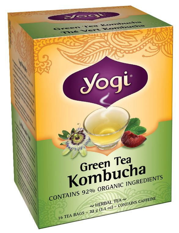 Yogi Teas Kombucha Herbal Green Tea Walmart Canada
