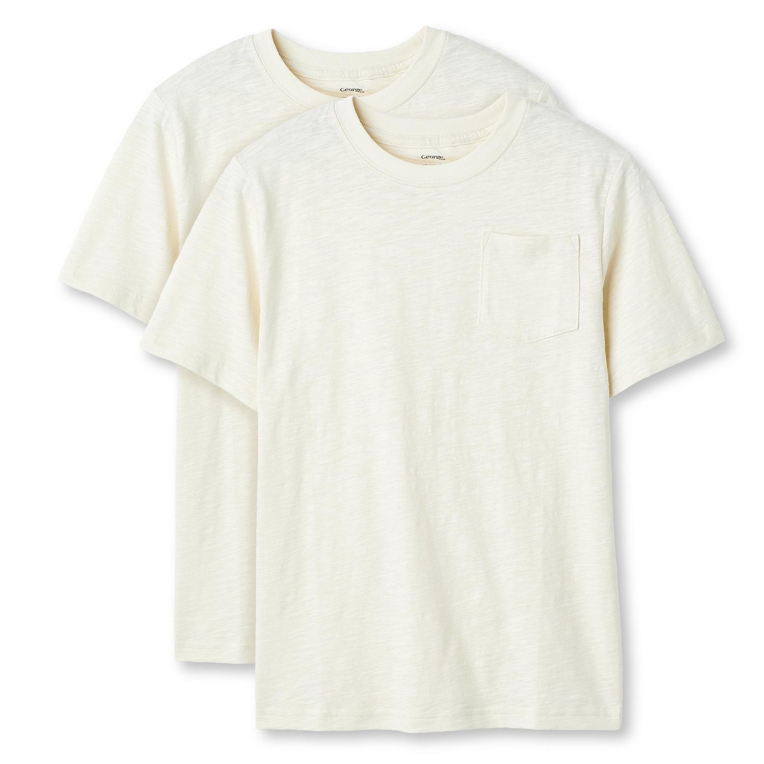 Lot de 2 t-shirts à pochette George pour garçons